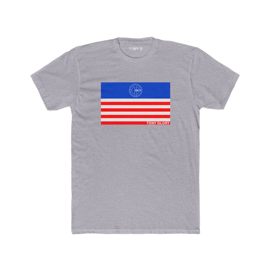 TONY Glory 2(USA) Men's Cotton Crew Tee, featuring the TONY Glory 2(USA) design