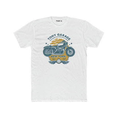 TONY Garage 1 Men's Cotton Crew Tee, featuring the TONY Garage 1 design