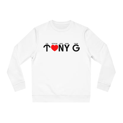 TONY G Unisex Changer Sweatshirt, featuring the TONY G Heart design