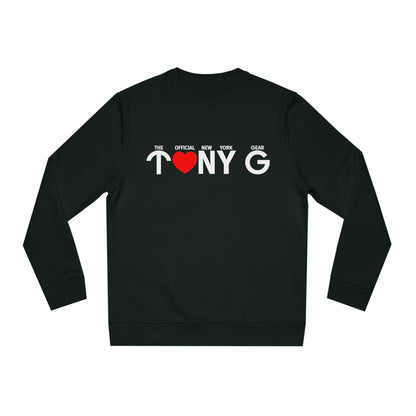 TONY G Unisex Changer Sweatshirt, featuring the TONY G Heart design