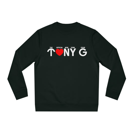 TONY G Unisex Changer Sweatshirt, featuring the TONY G Heart design