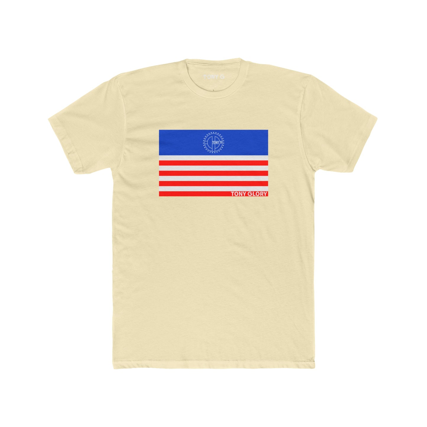 TONY Glory 2(USA) Men's Cotton Crew Tee, featuring the TONY Glory 2(USA) design