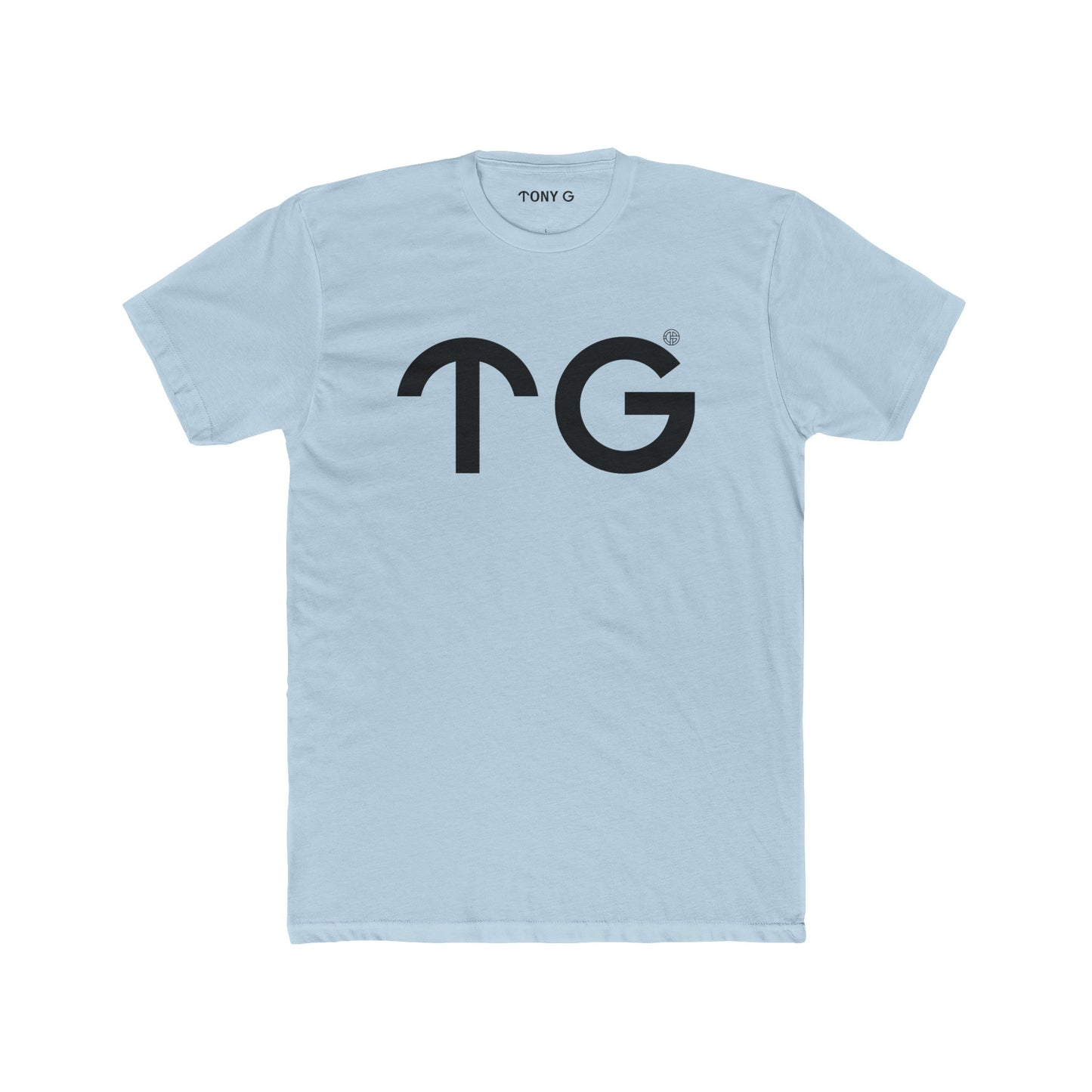 TONY G Men's Cotton Crew Tee, featuring the T&G Logo