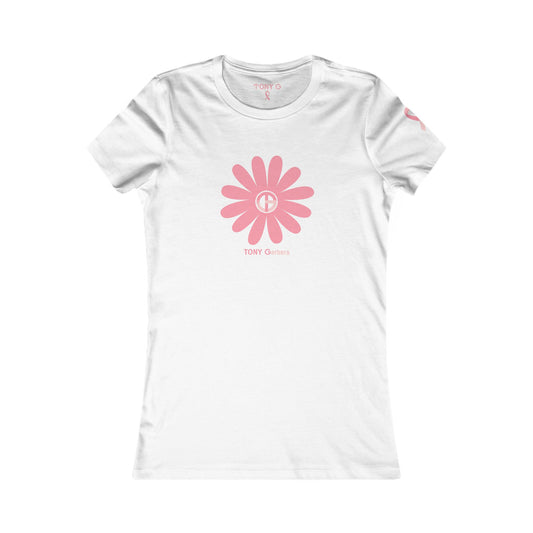 TONY Gerbera BCA Women's Favorite Tee, featuring the TONY Gerbera BCA design on the front