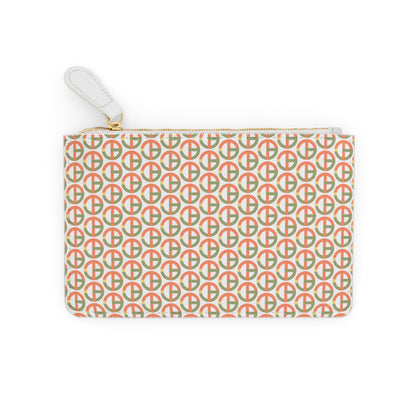 TONY G Mini Clutch Bag, adorned with the TG Logo Vintage #1 Monogram Pattern