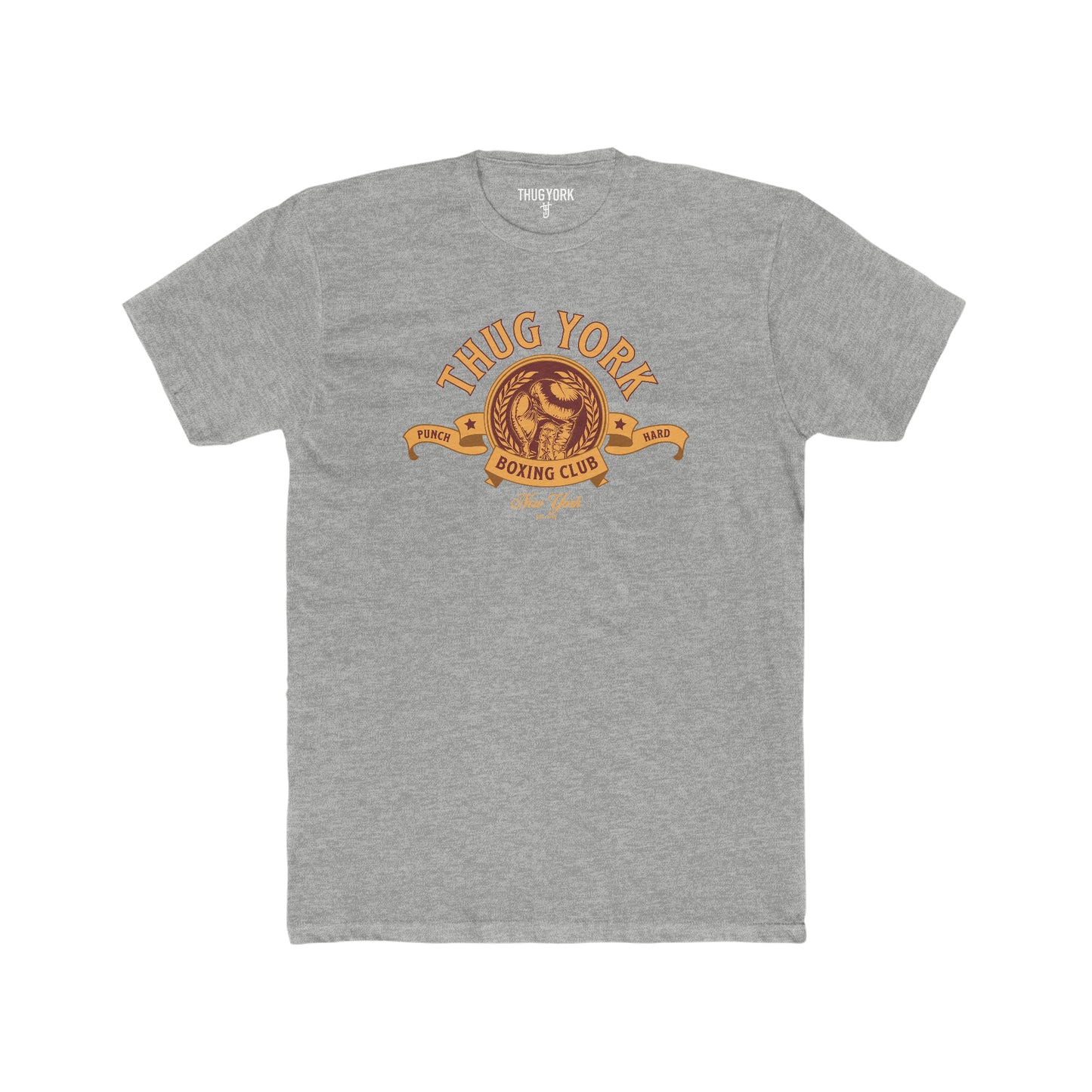 THUG YORK By TONY G Men's Cotton Crew Tee, featuring the Boxing Club design