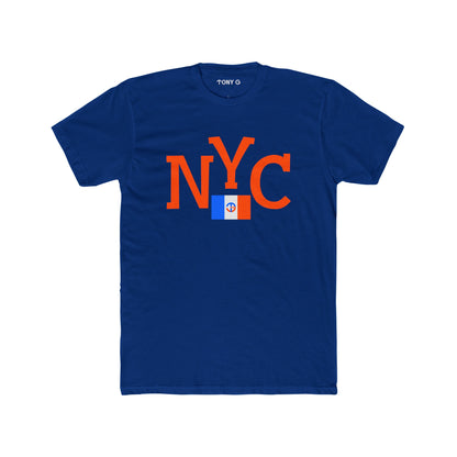 TONY G Men's Cotton Crew Tee, featuring the TONY G NYC design