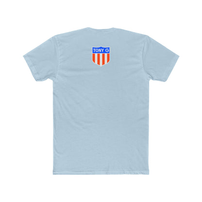TONY Gymnastics Men's Cotton Crew Tee, featuring the TONY Gymnastics design