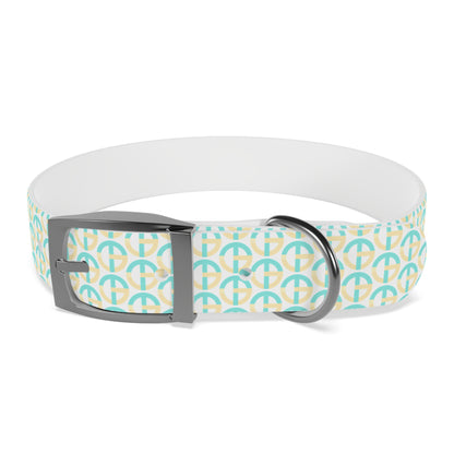 TONY G Dog Collar, featuring the TG Logo #3 Monogram Pattern