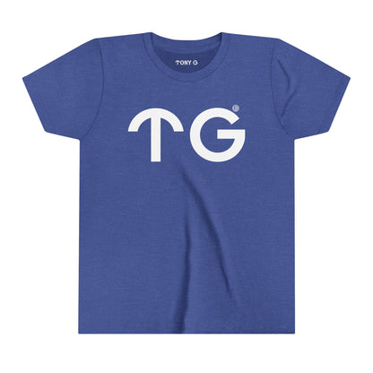 TONY G Youth Short Sleeve Tee, featuring the T&G Logo