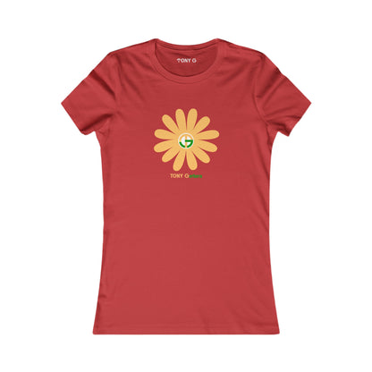 TONY Gerbera(#5 of 12) Women's Favorite Tee, adorned with the TONY Gerbera #5 design