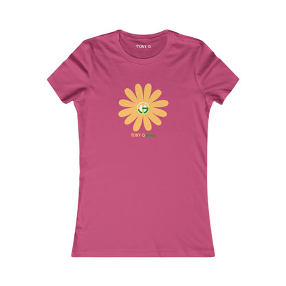 TONY Gerbera(#5 of 12) Women's Favorite Tee, adorned with the TONY Gerbera #5 design