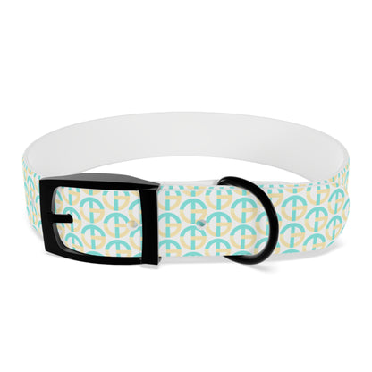 TONY G Dog Collar, featuring the TG Logo #3 Monogram Pattern