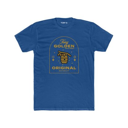 TONY Golden Men's Cotton Crew Tee, featuring the TONY Golden design