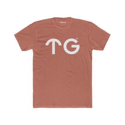 TONY G Men's Cotton Crew Tee, featuring the T&G Logo