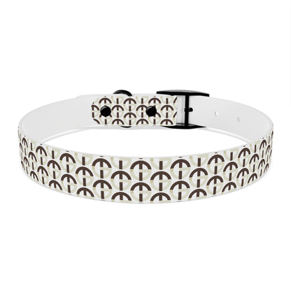 TONY G Dog Collar, featuring the TG Logo #2 Monogram Pattern