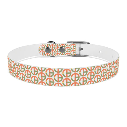 TONY G Dog Collar, featuring the TG Logo #1 Monogram Pattern