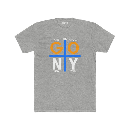 TONY G Men's Cotton Crew Tee, featuring the TONY Go design