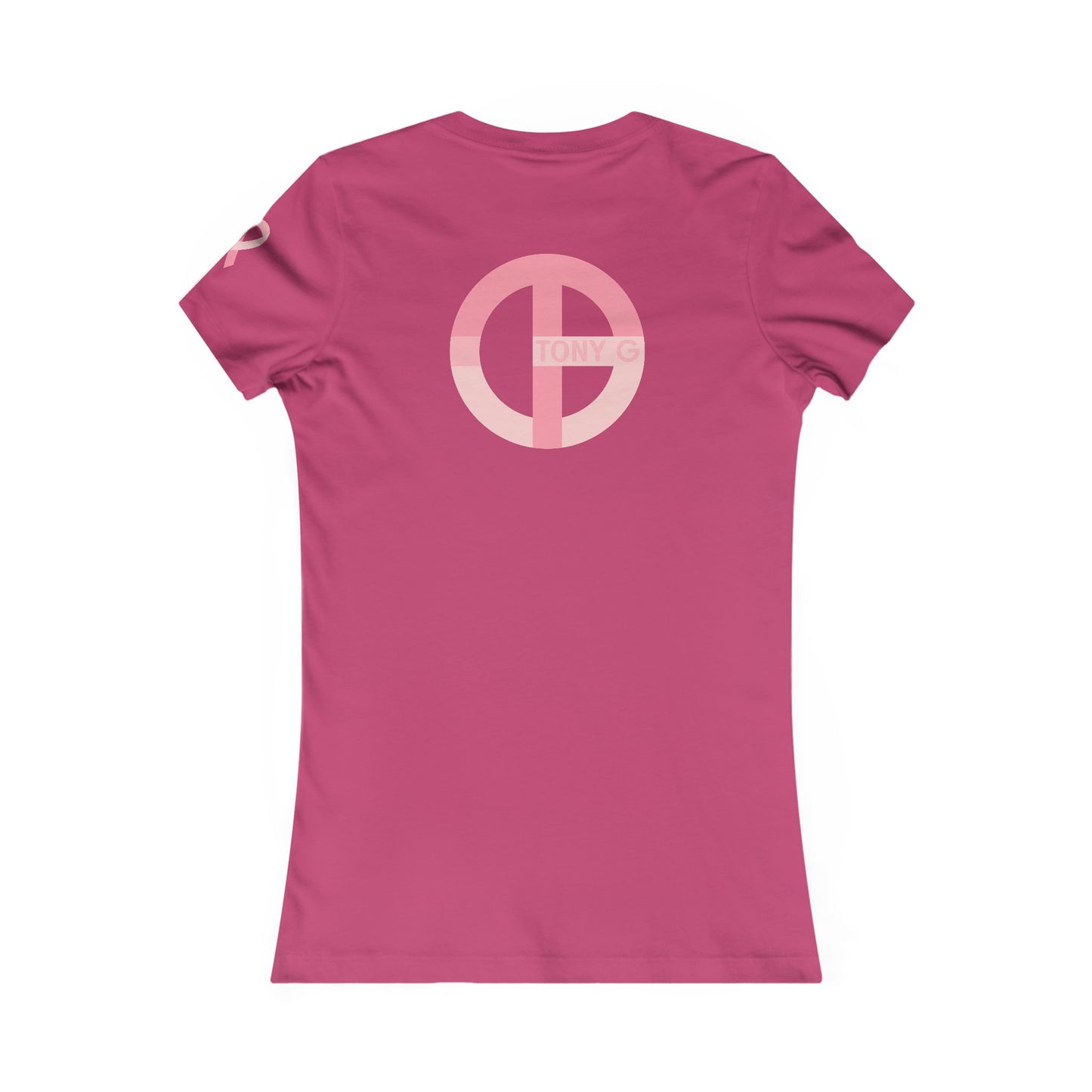TONY Gerbera BCA Women's Favorite Tee, featuring the TONY Gerbera BCA design on the front