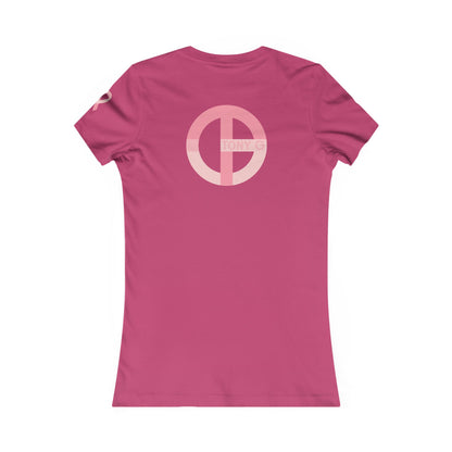 TONY Gerbera BCA Women's Favorite Tee, featuring the TONY Gerbera BCA design on the front