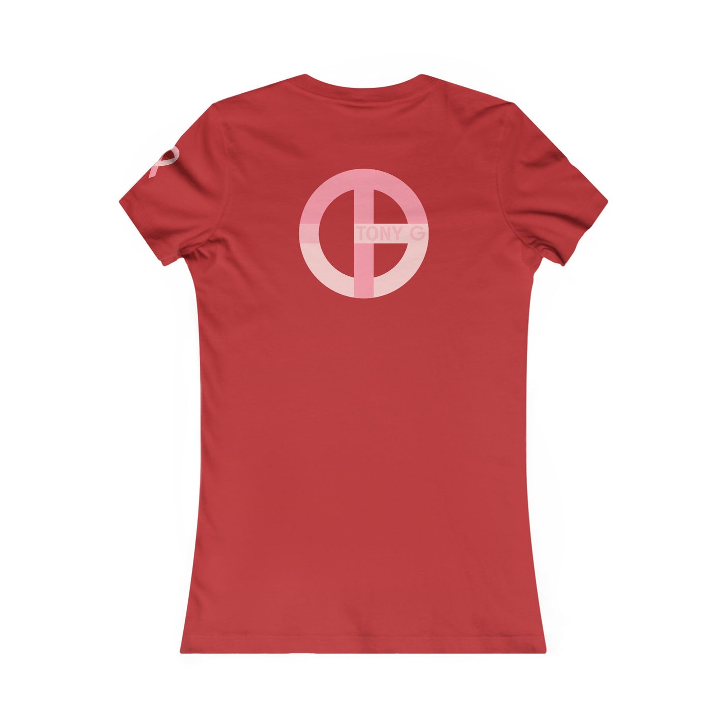 TONY Gerbera BCA Women's Favorite Tee, featuring the TONY Gerbera BCA design on the front