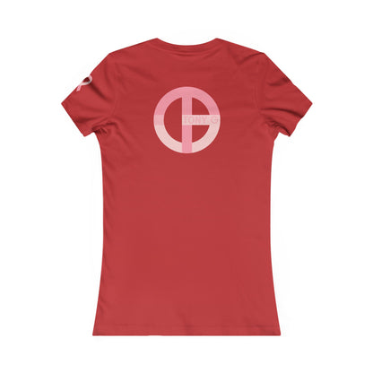 TONY Gerbera BCA Women's Favorite Tee, featuring the TONY Gerbera BCA design on the front