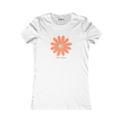 TONY Gerbera(#1 of 12) Women's Favorite Tee, adorned with the TONY Gerbera #1 design