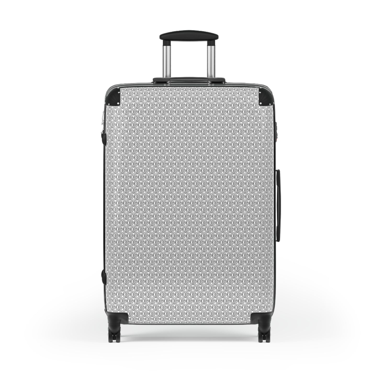 TONY G Suitcase, featuring the TG Logo Outline Monogram Pattern