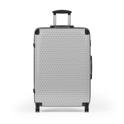 TONY G Suitcase, featuring the TG Logo Outline Monogram Pattern