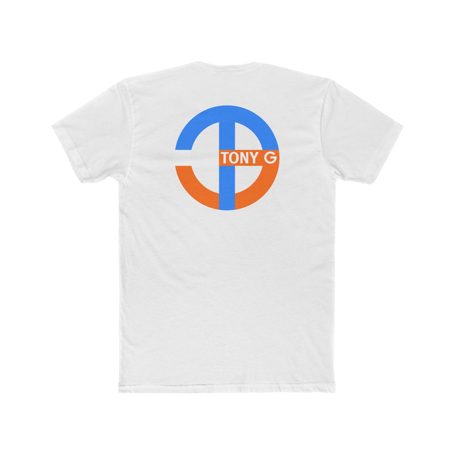 TONY G Men's Cotton Crew Tee, featuring the TONY G Runner design