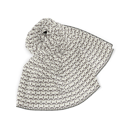 TONY G Scarf, adorned with the TG Logo #2 Monogram Pattern