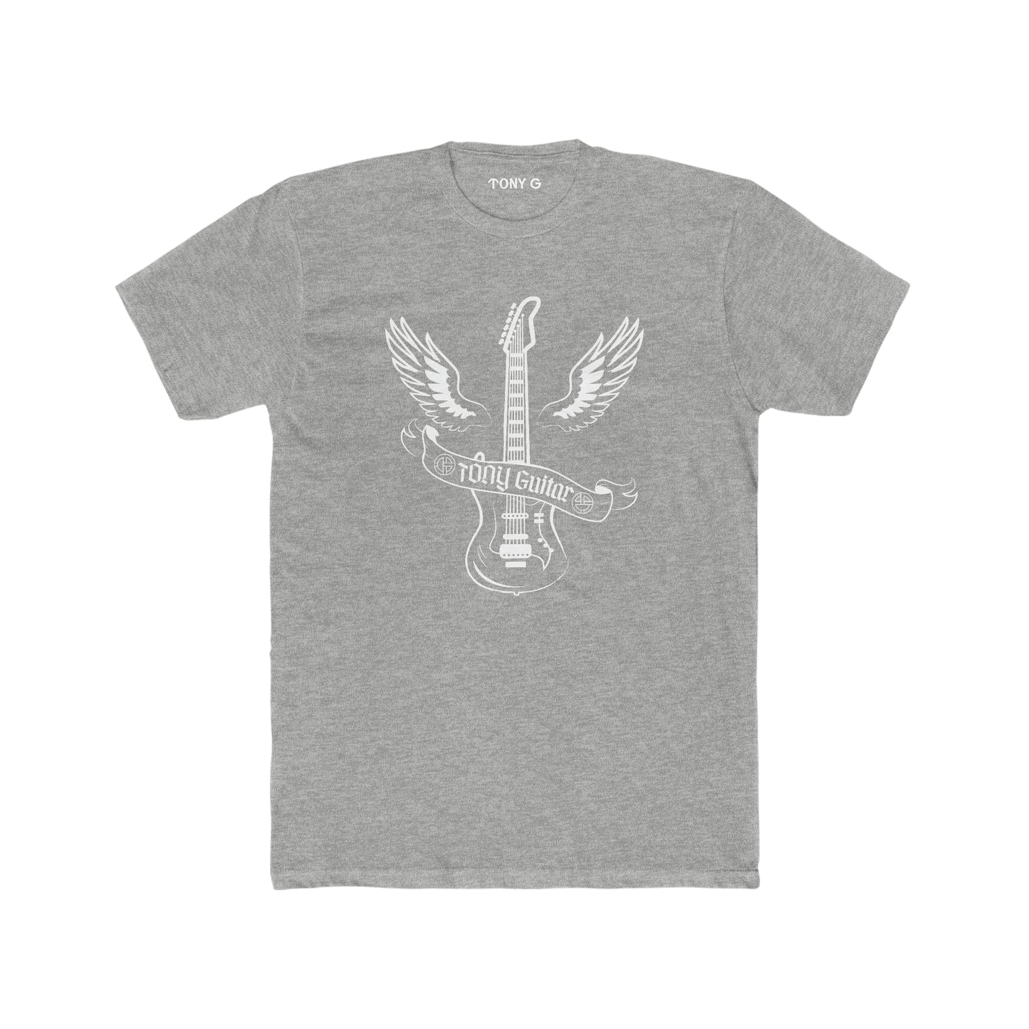 TONY Guitar Men's Cotton Crew Tee, featuring the TONY Guitar design