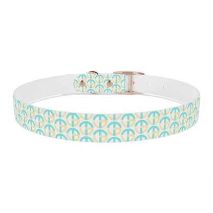 TONY G Dog Collar, featuring the TG Logo #3 Monogram Pattern