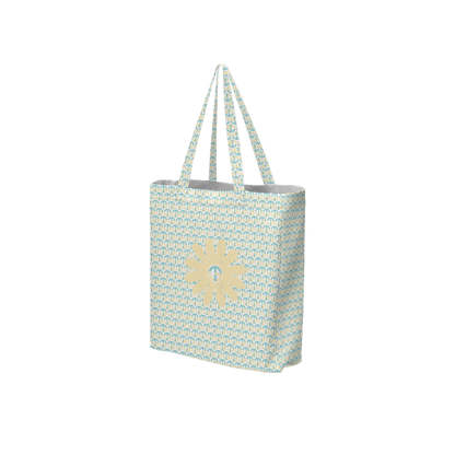 TONY G, TG Logo #3 Monogram Pattern, Large City Tote Bag with an inside pocket.