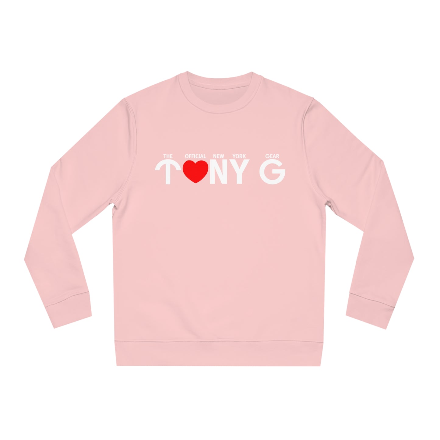 TONY G Unisex Changer Sweatshirt, featuring the TONY G Heart design