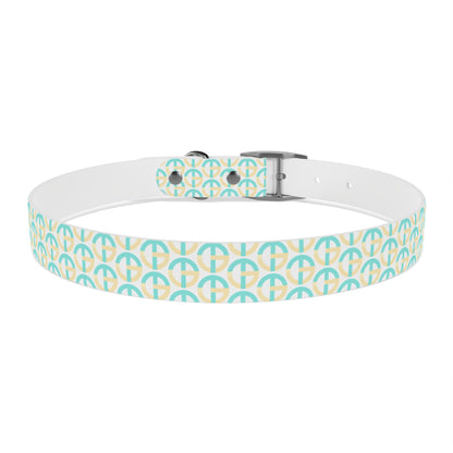 TONY G Dog Collar, featuring the TG Logo #3 Monogram Pattern