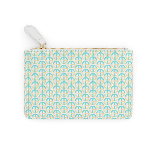 TONY G Mini Clutch Bag, adorned with the TG Logo Vintage #3 Monogram Pattern