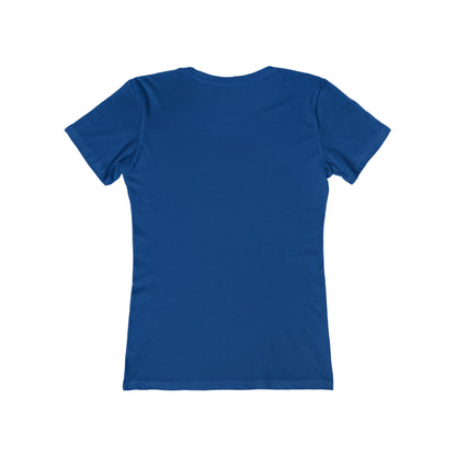 TONY G Women's Feminine Cut Classic Boyfriend Tee, featuring the TONY G Tiger 2 design