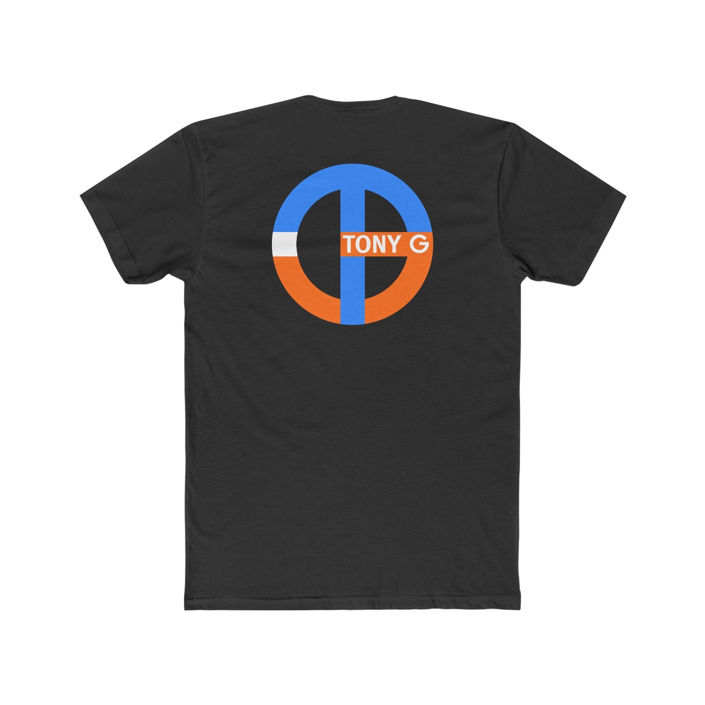 TONY G Men's Cotton Crew Tee, featuring the TONY G Runner design