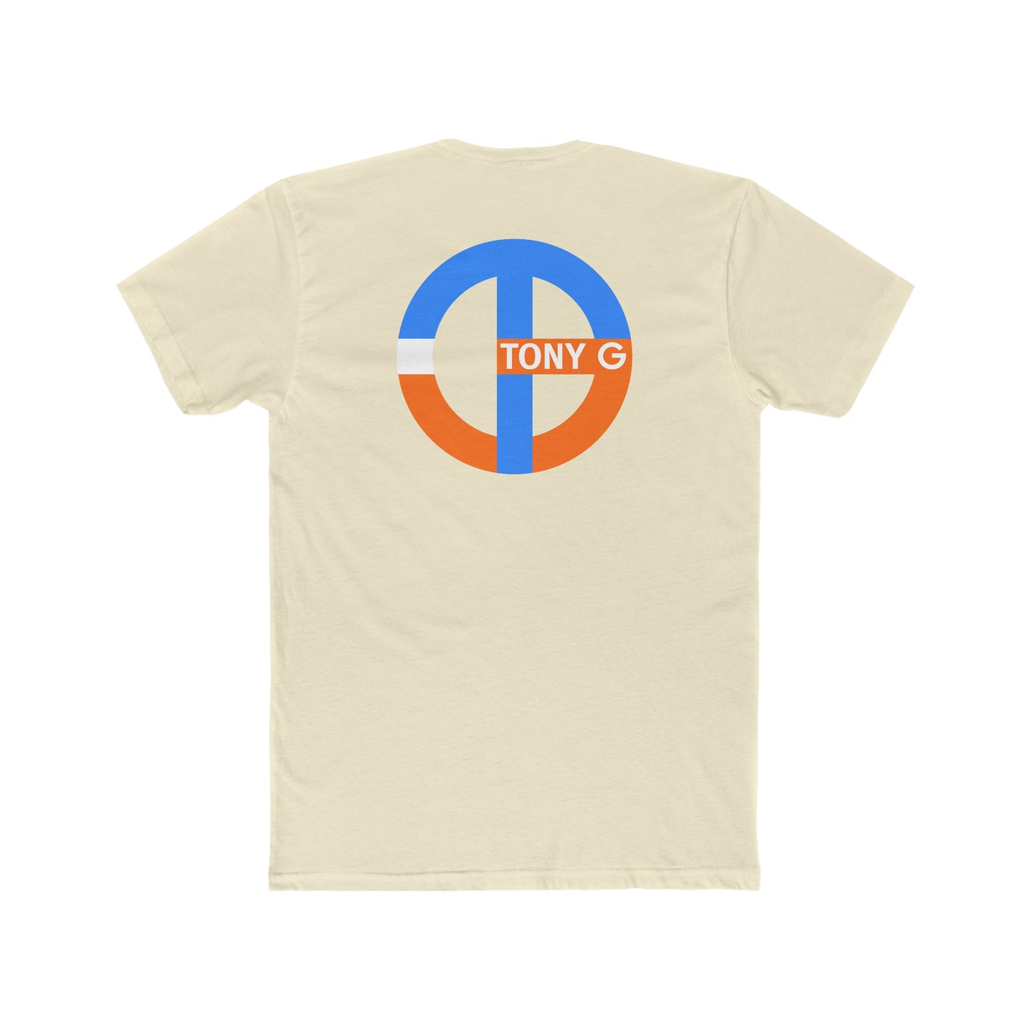 TONY G Men's Cotton Crew Tee, featuring the TONY G Runner design