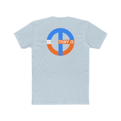 TONY G Men's Cotton Crew Tee, featuring the TONY G Runner design