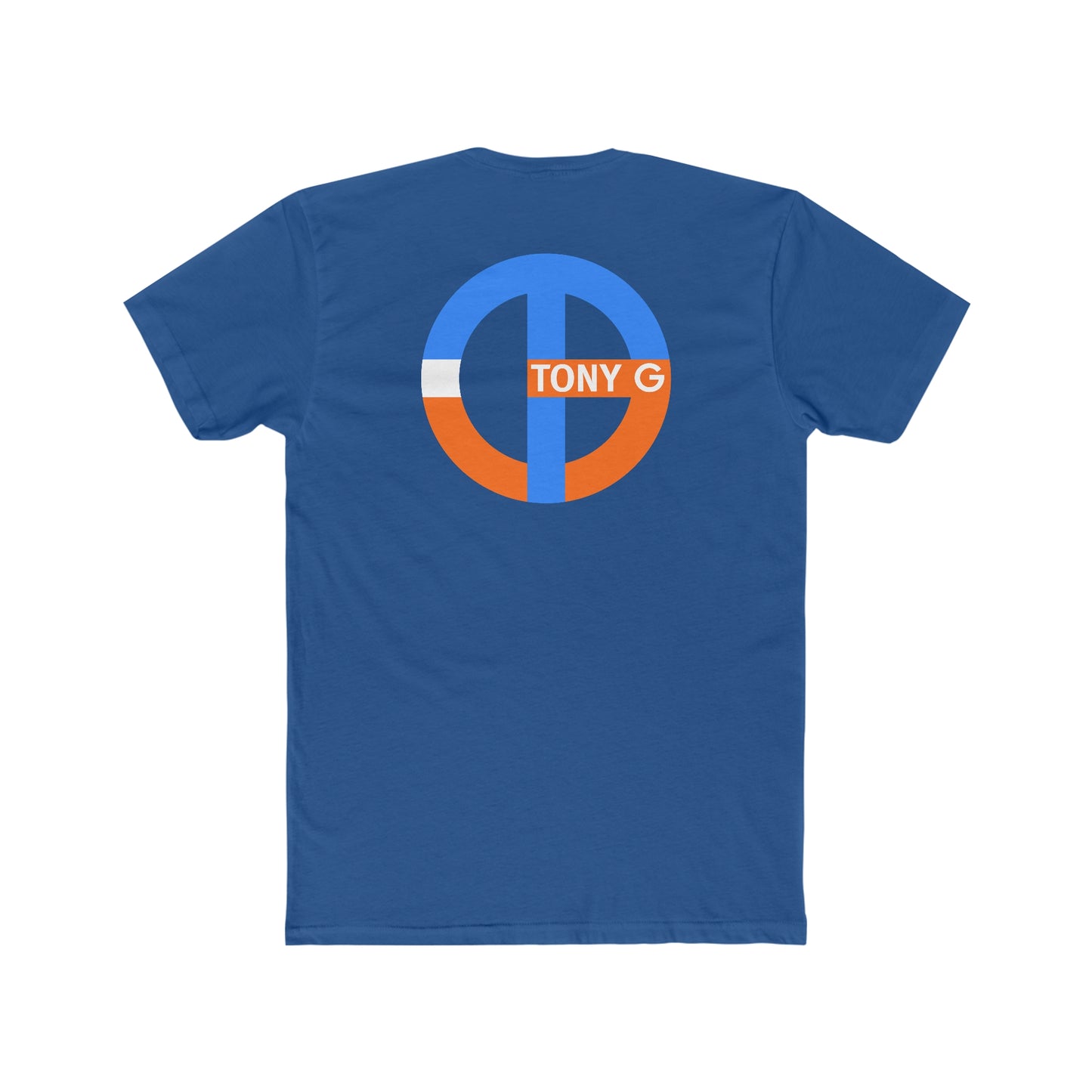 TONY G Men's Cotton Crew Tee, featuring the TONY G Runner design
