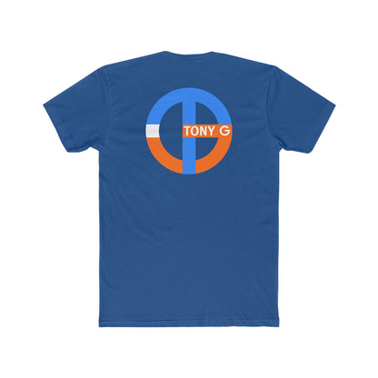 TONY G Men's Cotton Crew Tee, featuring the TONY G Runner design