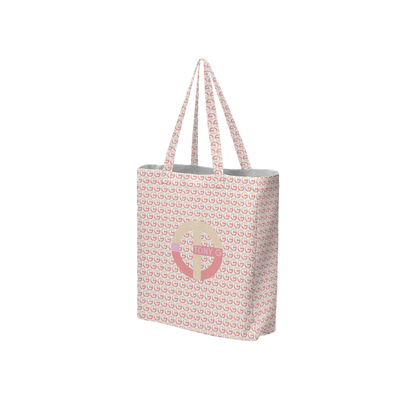 TONY G, TG Logo #11 Monogram Pattern, Large City Tote Bag with an inside pocket.