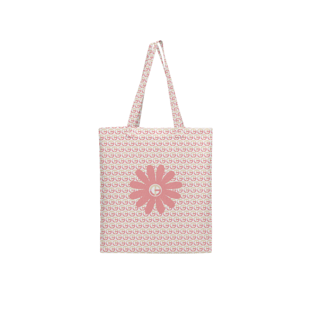 TONY G, TG Logo #11 Monogram Pattern, Large City Tote Bag with an inside pocket.