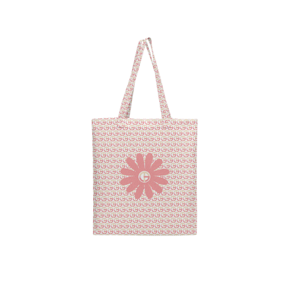 TONY G, TG Logo #11 Monogram Pattern, Large City Tote Bag with an inside pocket.