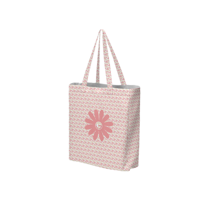 TONY G, TG Logo #11 Monogram Pattern, Large City Tote Bag with an inside pocket.