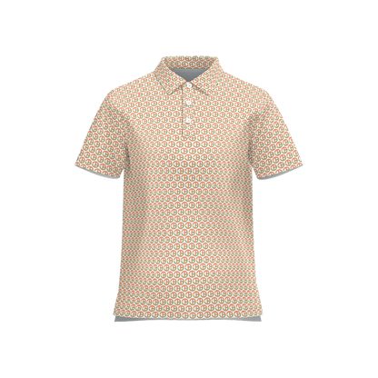TONY G Women's Classic Fit Polo Shirt, adorned with the TG Logo #1 Monogram Pattern