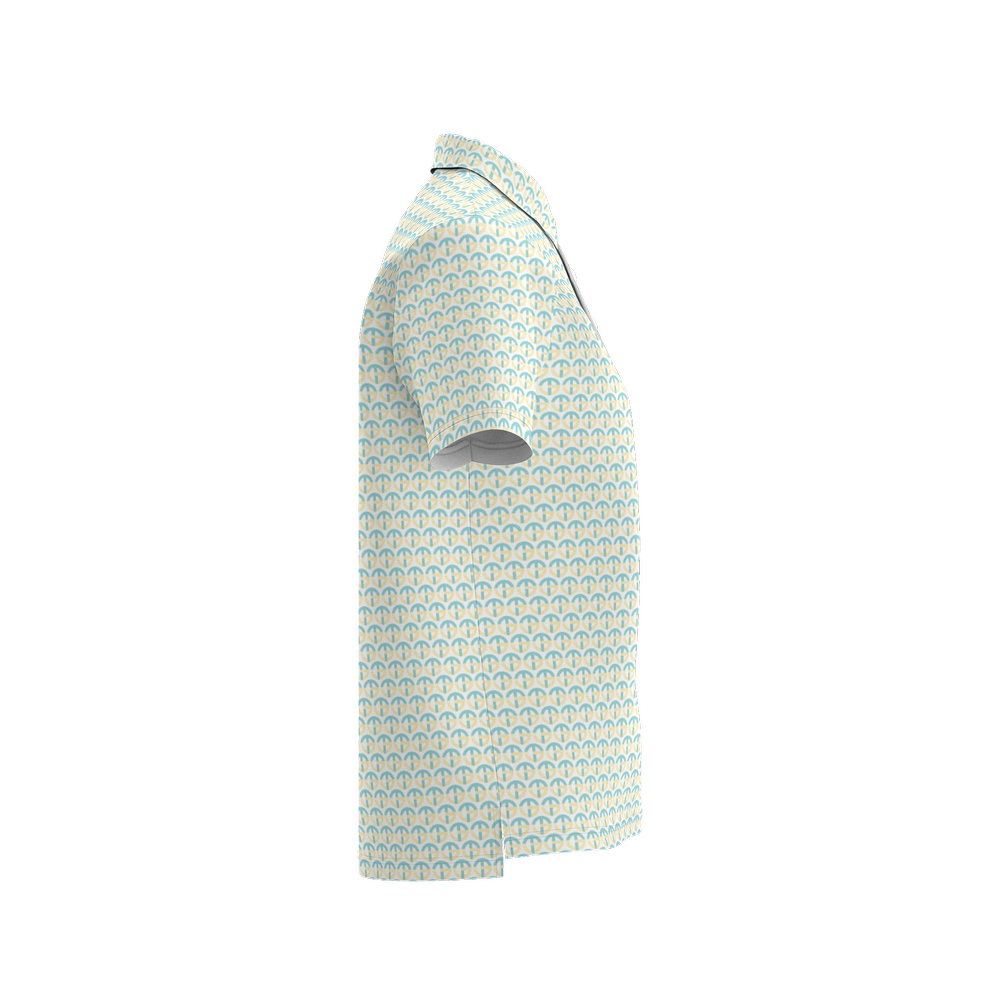 TONY G Women's Classic Fit Polo Shirt, adorned with the TG Logo #3 Monogram Pattern