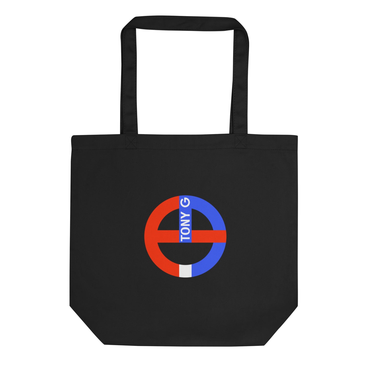 TONY G Eco Tote Bag, adorned with the TG Logo USA Monogram
